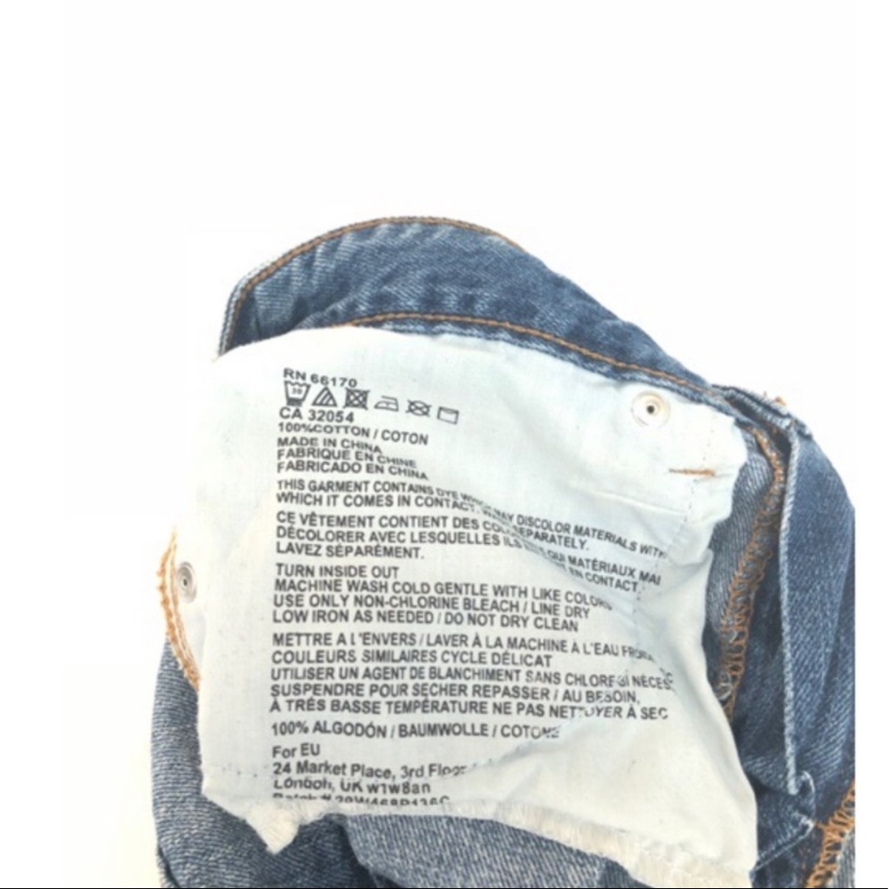 BDG Mid Rise Freja Denim Shorts - Picture 4 of 6